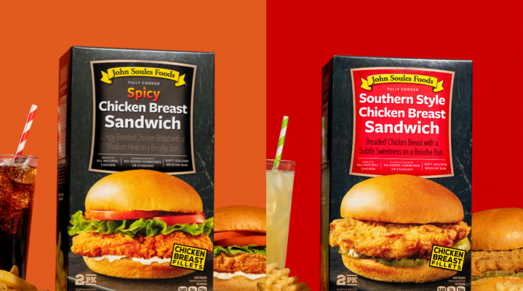 John Soules Foods introduces line of restaurant-inspired chicken sandwiches