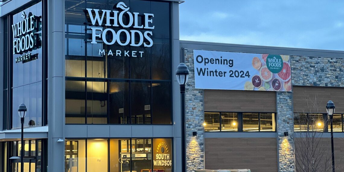 South Windsor's new Whole Foods supermarket could be open by January