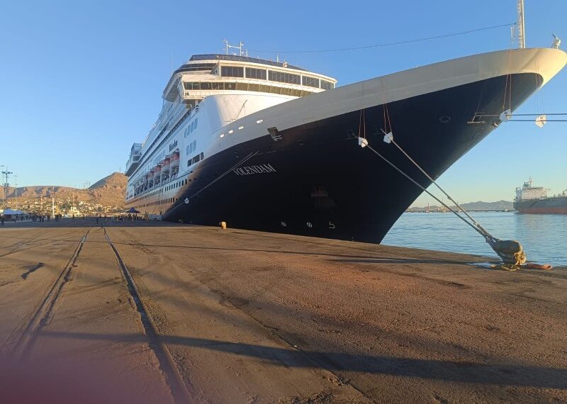 Llega al Puerto de Guaymas el crucero Volendam