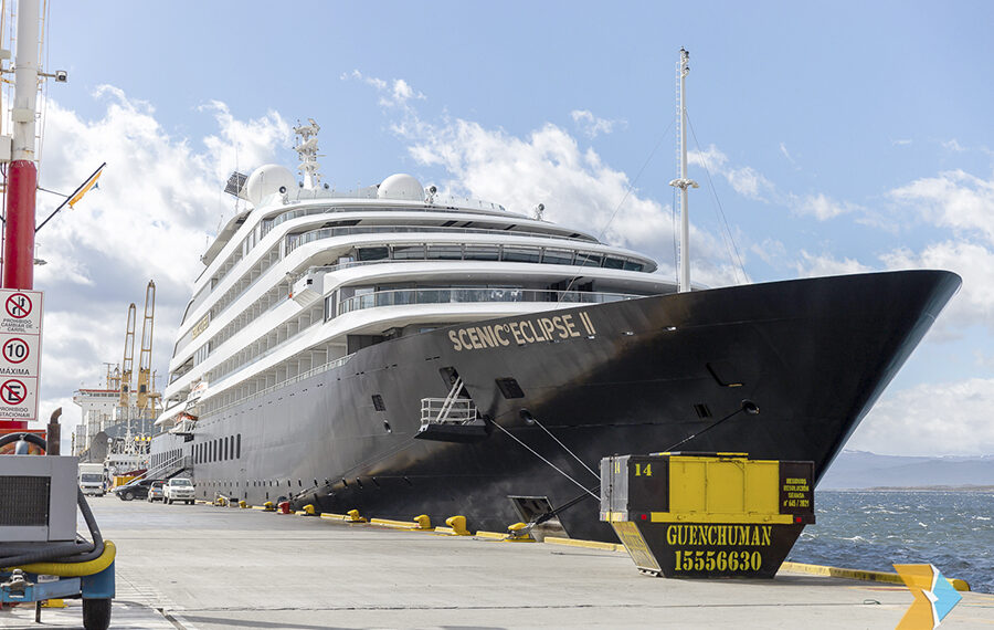 El crucero Scenic Eclipse II llegó a Ushuaia