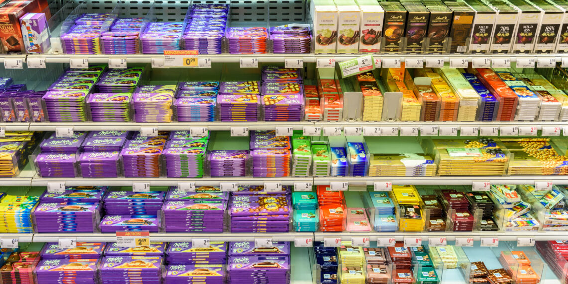 sugary food aisle