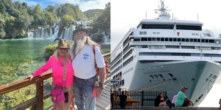 Pareja de esposos vendió todo lo que tenía para vivir en cruceros: “Es más barato que en tierra”