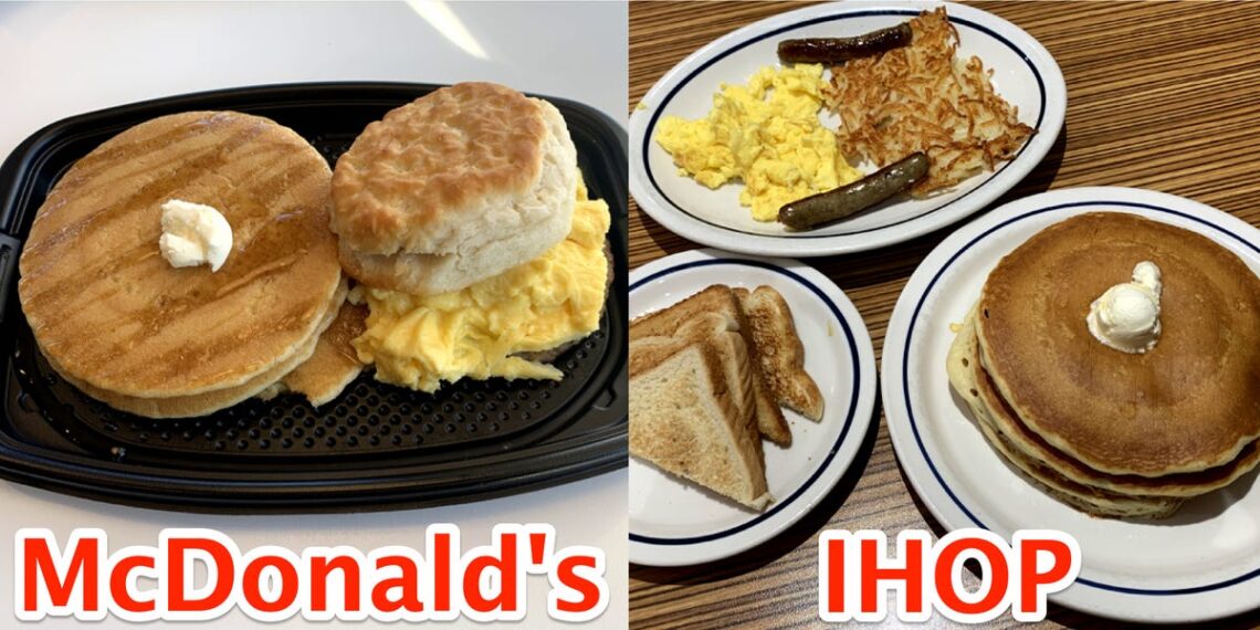 I Ordered the Same Breakfast at IHOP and McDonald's, Winner
