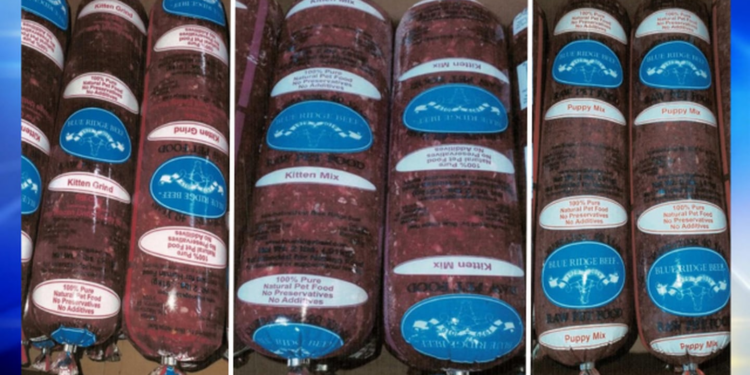 Blue Ridge Beef recalls pet food products sold in 7 states – WHIO TV 7 and WHIO Radio