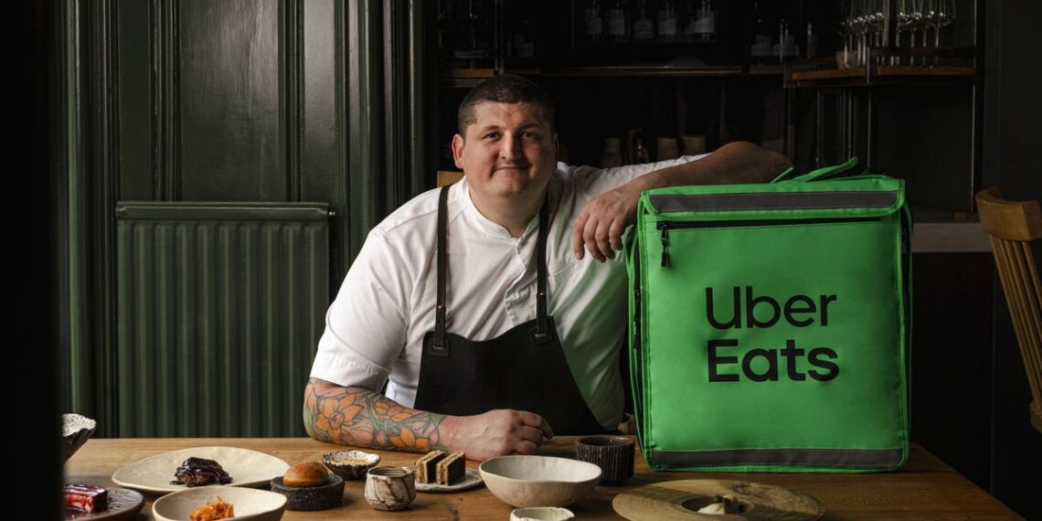 Uber Eats will deliver a £200 tasting menu from Ynyshir in Wales for three nights in December