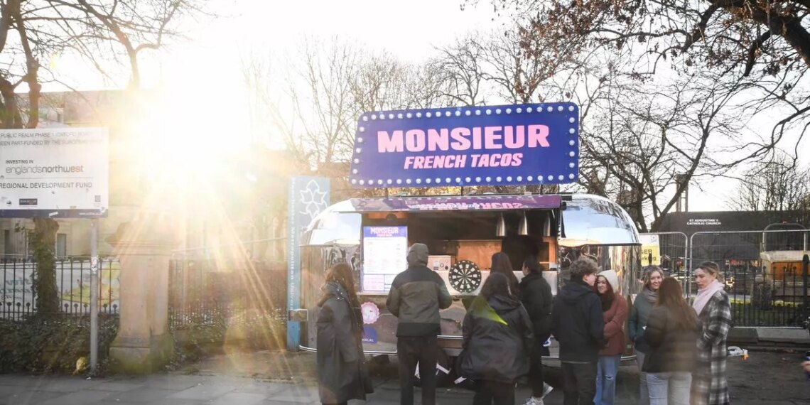 An American Airstream has landed on Oxford Road and it's selling one of France's most loved fast-foods
