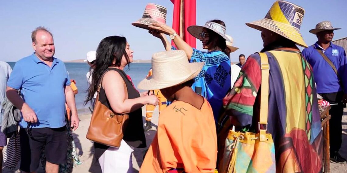 Por primera vez un crucero suizo llegó al Cabo de la Vela en La Guajira