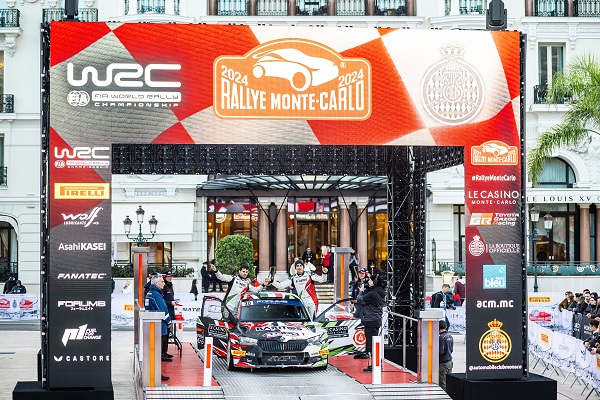 Alejandro Mauro suma sus primeros puntos en el WRC en la apertura de la temporada en Monte Carlo