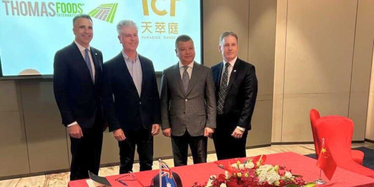 Thomas Foods International strikes $60 million deal with Chinese firm