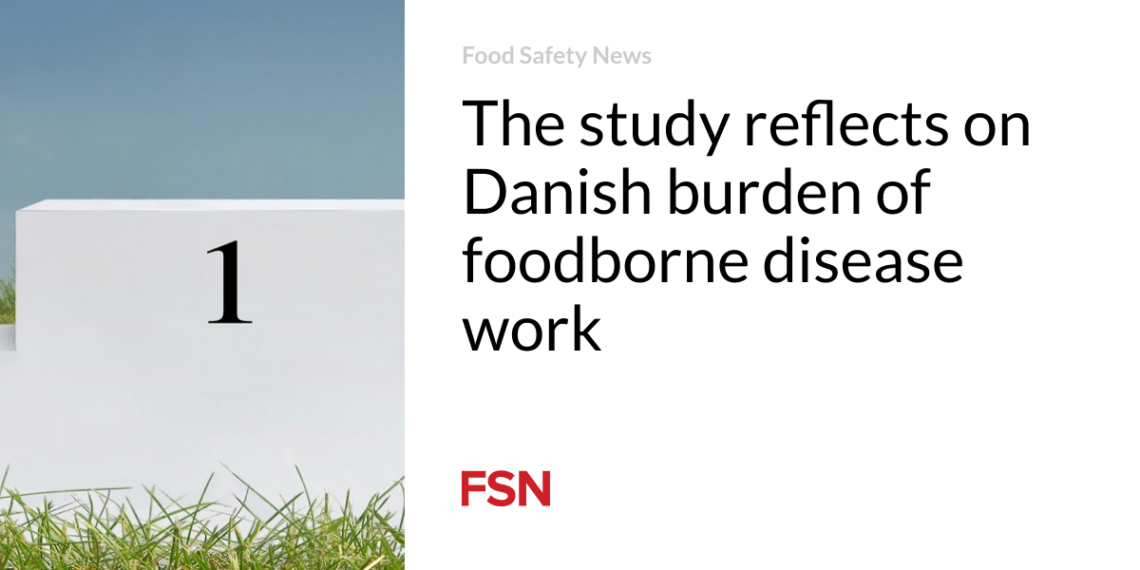 The study reflects on Danish burden of foodborne disease work