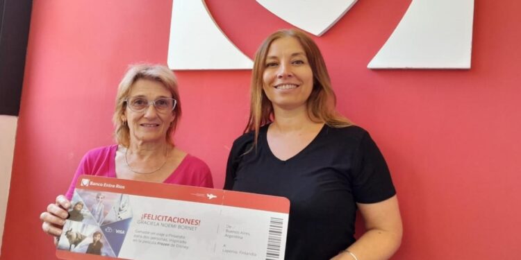 Banco Entre Ríos anunció ganadores de viajes a Italia y Finlandia