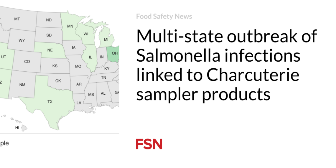 Multi-state outbreak of Salmonella infections linked to Charcuterie sampler products