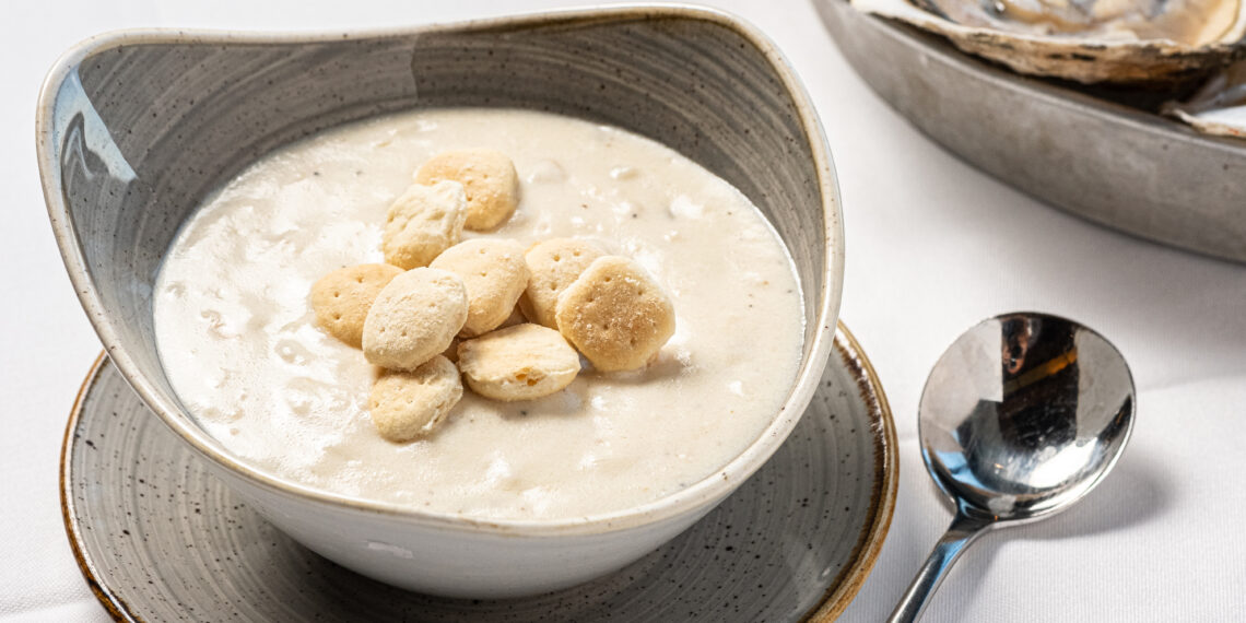 Get a cup of clam chowder for $1 at Legal Seafoods