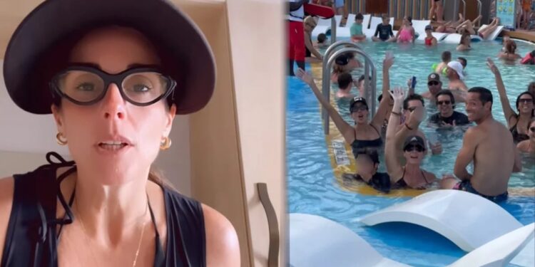Rebeca Escribens feliz de estar en un crucero por primera vez: “Olvidándome de todo”