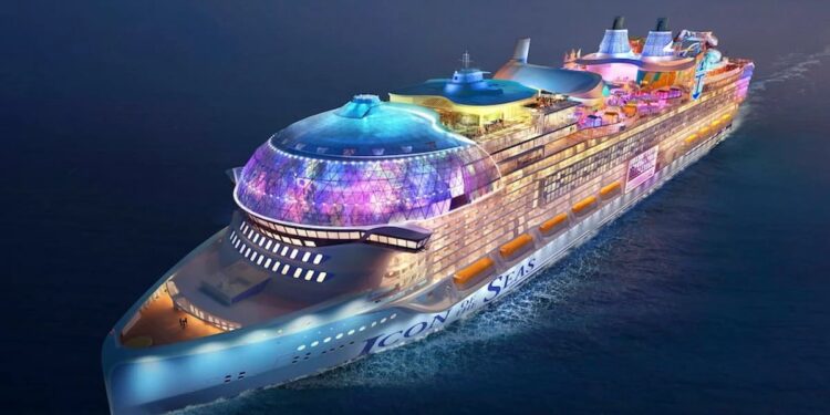 Icon of the Seas, el crucero más grande del mundo, llegó a Miami