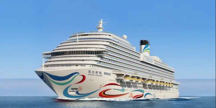 Primer gran crucero de fabricación china completa viaje inaugural