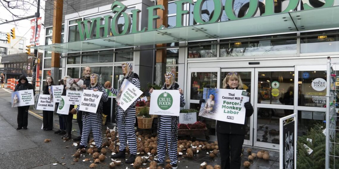 Monkey Labor Supported by Whole Foods in Vancouver?