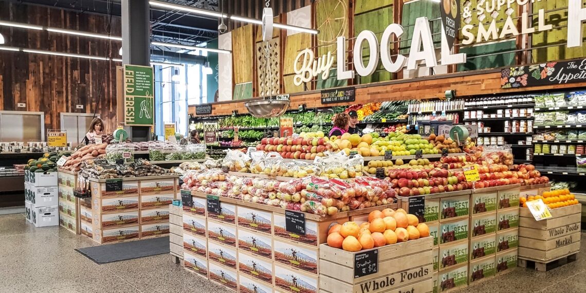 Here's What Whole Foods' Yellow And Blue Tags Mean