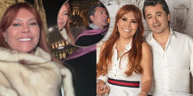 Magaly Medina ahora vacaciona por Europa junto a su esposo Alfredo Zambrano: “Con mi compañero de aventuras”