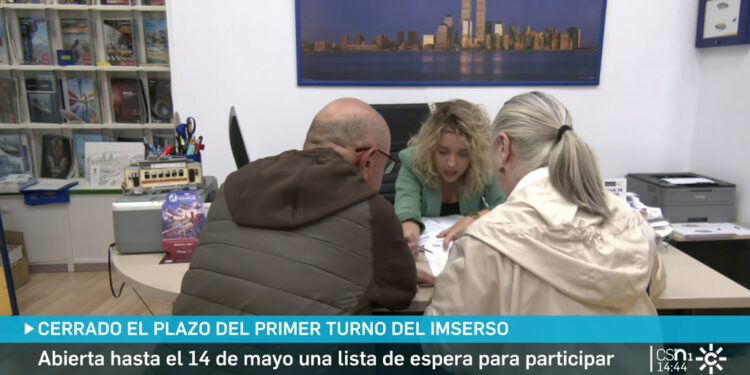 Finaliza el plazo para el primer turno de los viajes del Imserso