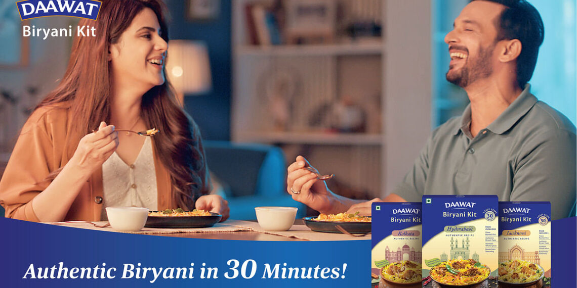 LT Foods redefines culinary romance with the delectable 'Daawat Biryani Kit' in latest campaign