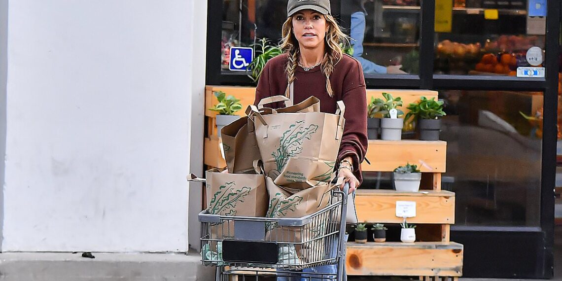 Kevin Costner's ex-wife Christine Baumgartner spotted doing some shopping at Whole Foods in Santa Barbara