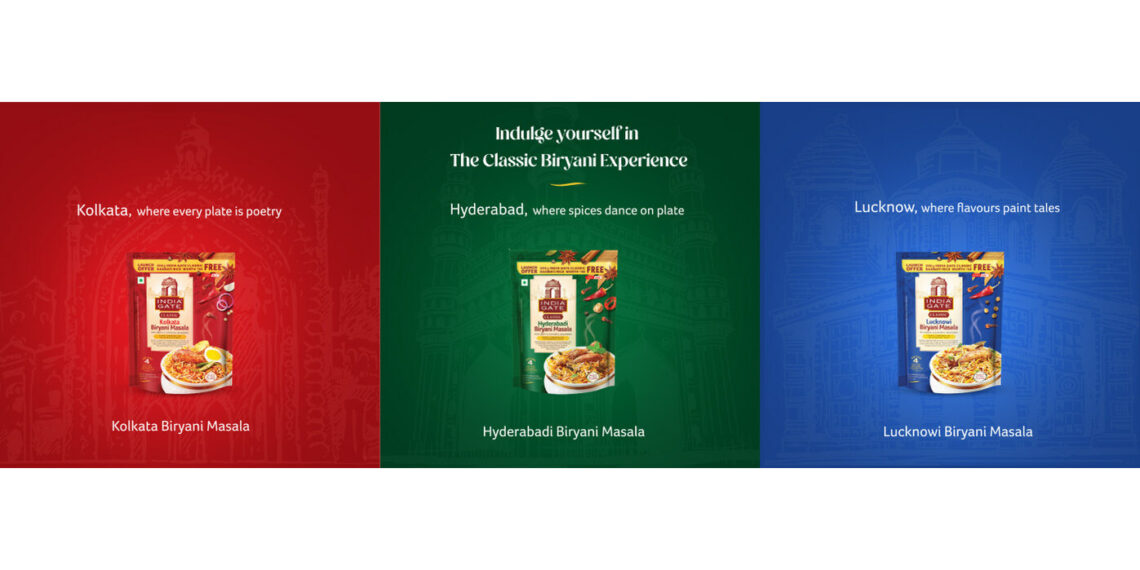India Gate Classic Biryani Masalas in Three Regional Variants