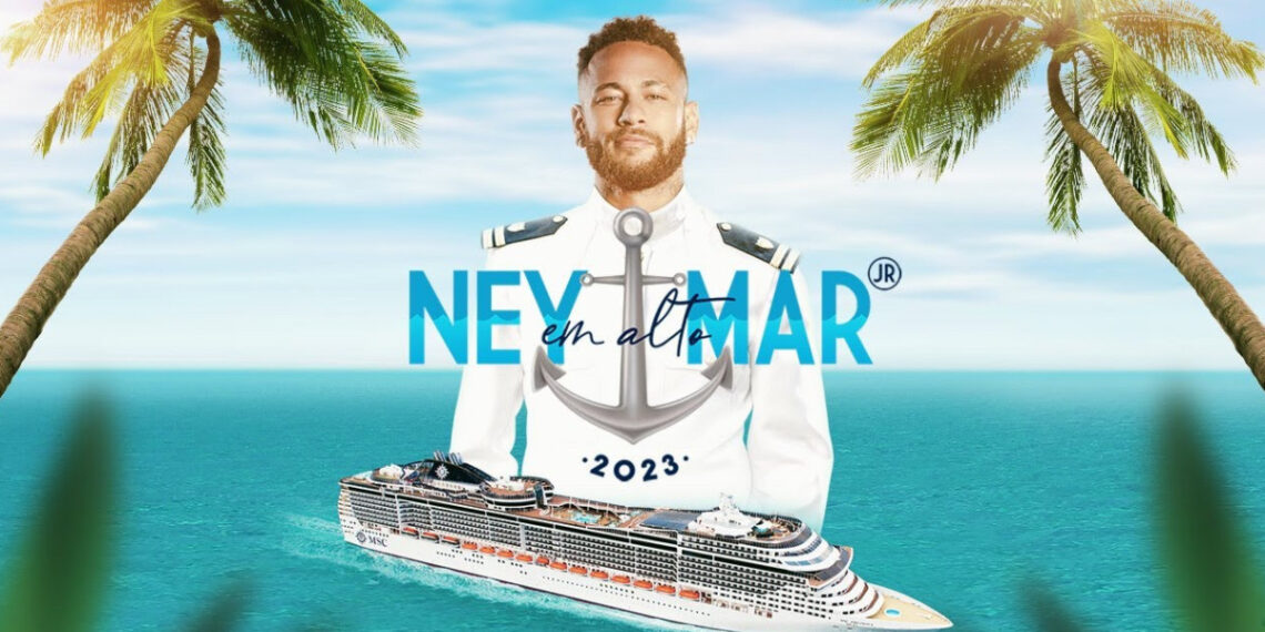 El lujoso crucero de Neymar. Foto: Instagram.