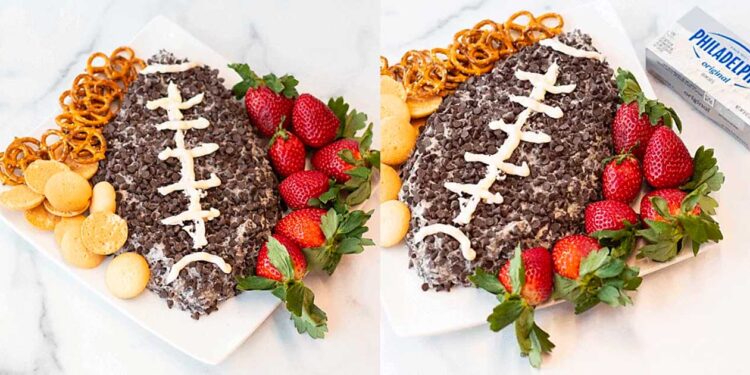 Festival Foods Recipe: Chocolate Cream Cheese Football Dip