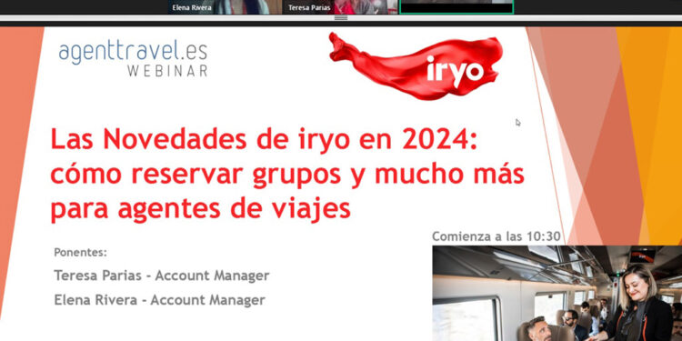 Un grupo puede reservar un tren entero de iryo, que oferta un total de 461 plazas repartidas en las distintas clases, siempre que haya disponibilidad.