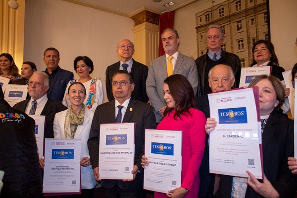 Sectur relanza Distintivo Tesoros de México y entrega 2,257 Sellos, Distintivos, Constancias y Acreditaciones de Calidad Turística