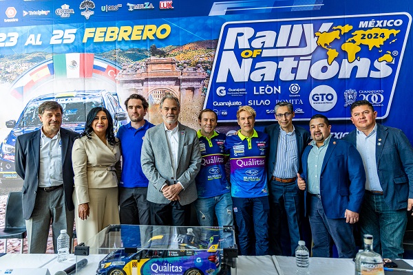 Pilotos de más de 13 países buscan el triunfo en el Rally de las Naciones Guanajuato 200 años