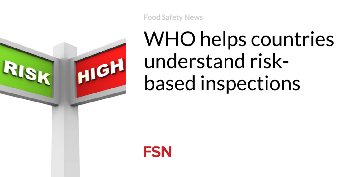 WHO helps countries understand risk-based inspections