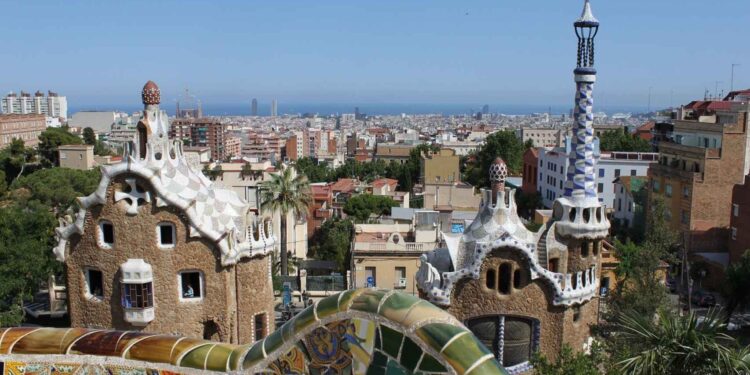 Panorámica de Barcelona desde el Park Güell