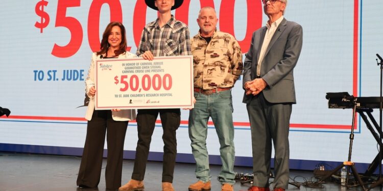 Carnival Cruise Line recauda 33 millones de dólares para St Jude Children Research Hospital