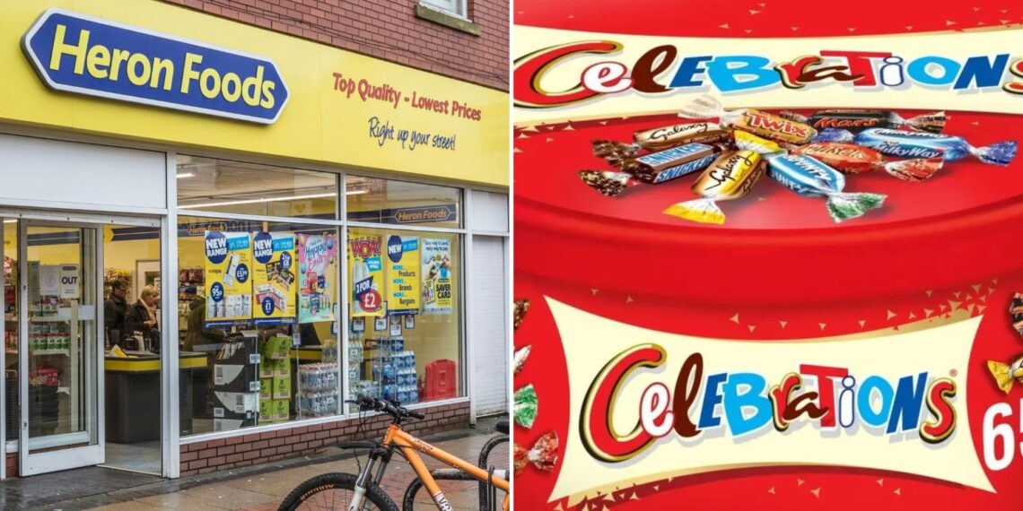 Shoppers are scrambling to Heron Foods to bag giant tubs of chocolate for just £2.50