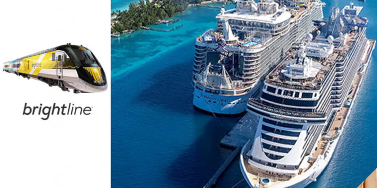 Conexión directa de Brightline con los puertos de cruceros más importantes de Florida
