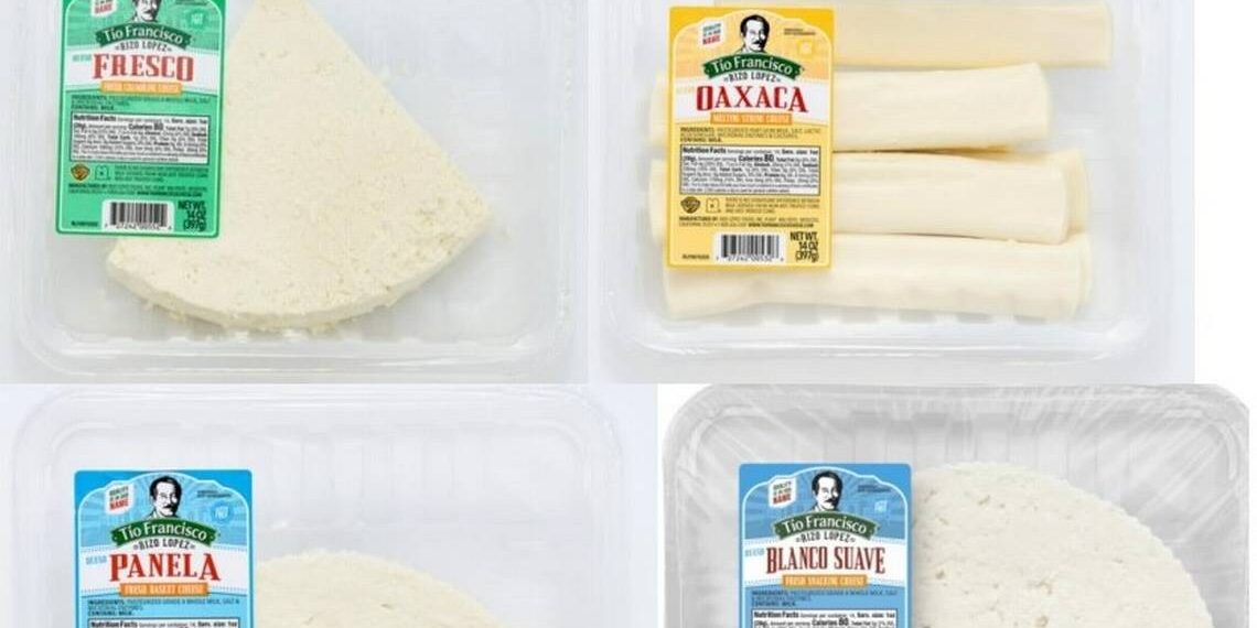 Shown are some of the products recalled by Rizo-López Foods because of illnesses and death from listeria contamination.