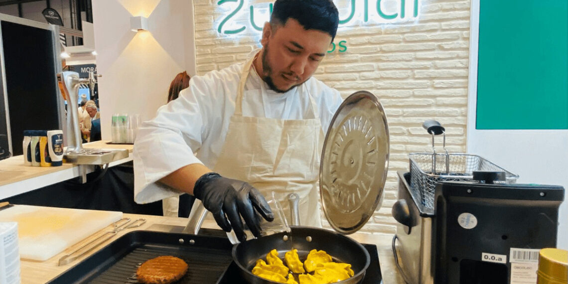 Zyrcular Foods presenta sus gyozas vegetales con sabor pollo al curry en HIP Exhibition 2024