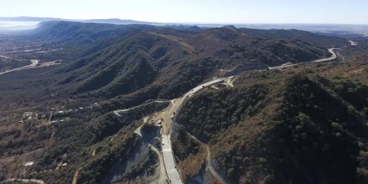 Camino de las Altas Cumbres, en Córdoba.