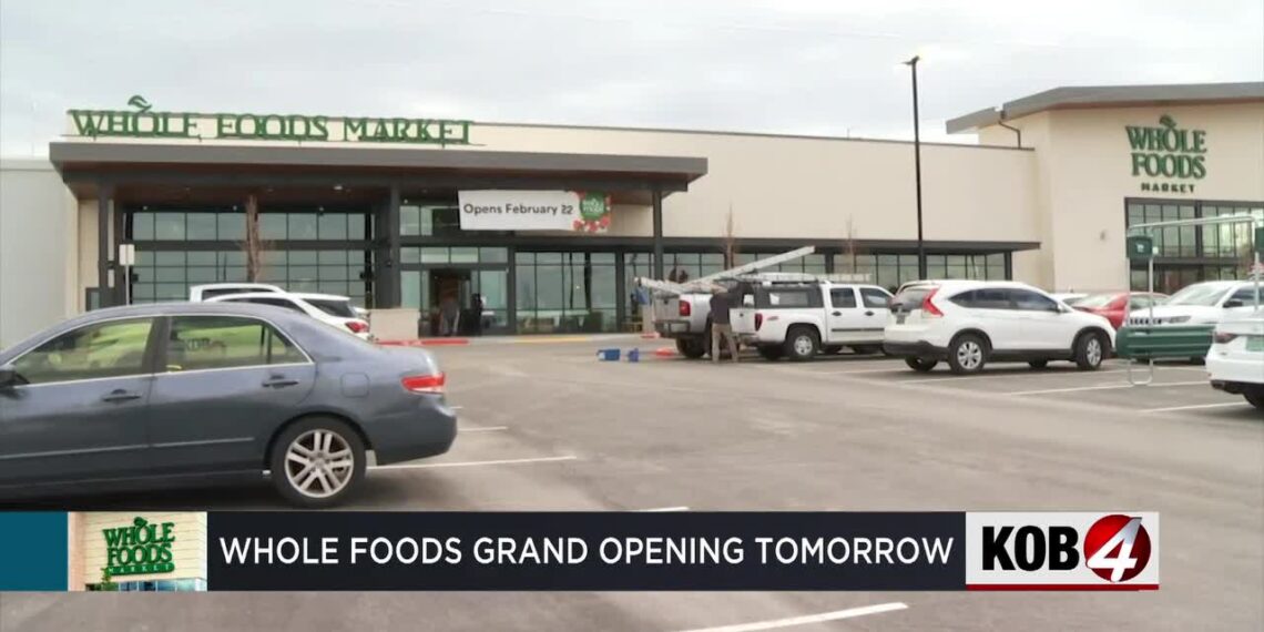 Inside look: New Whole Foods location in Albuquerque