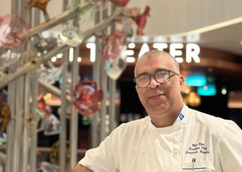 Chef ejecutivo del crucero más grande del mundo es dominicano