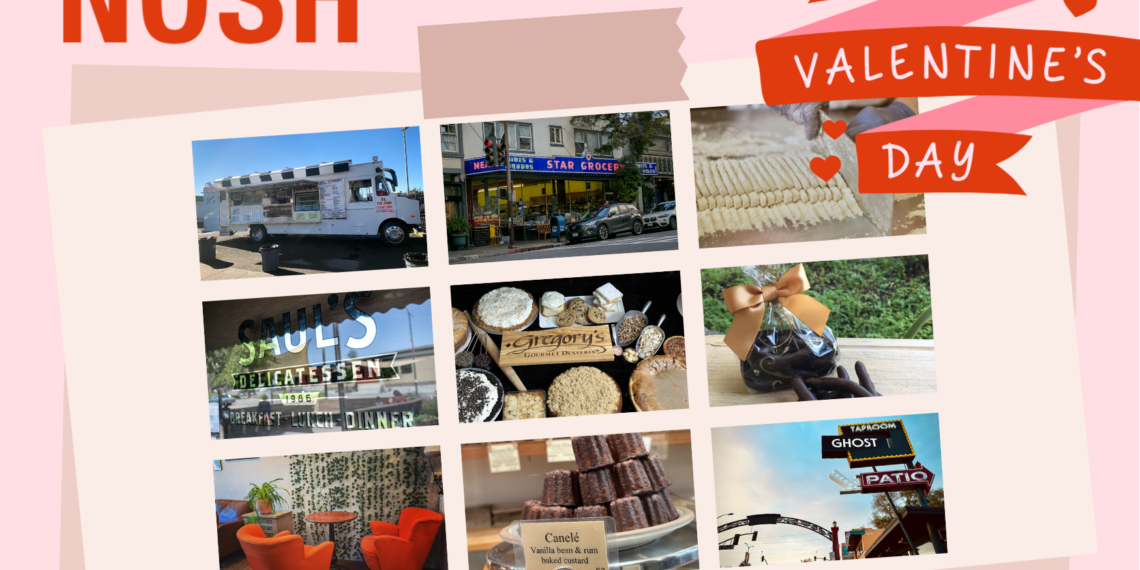 Valentine's Day cards to East Bay restaurants, dishes and drinks