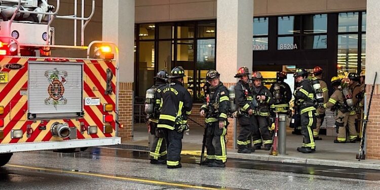 Hazardous material teams at Whole Foods Market in Clearwater