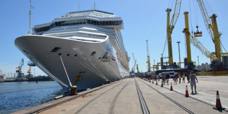 Viento en popa para cruceros que recalan en Uruguay