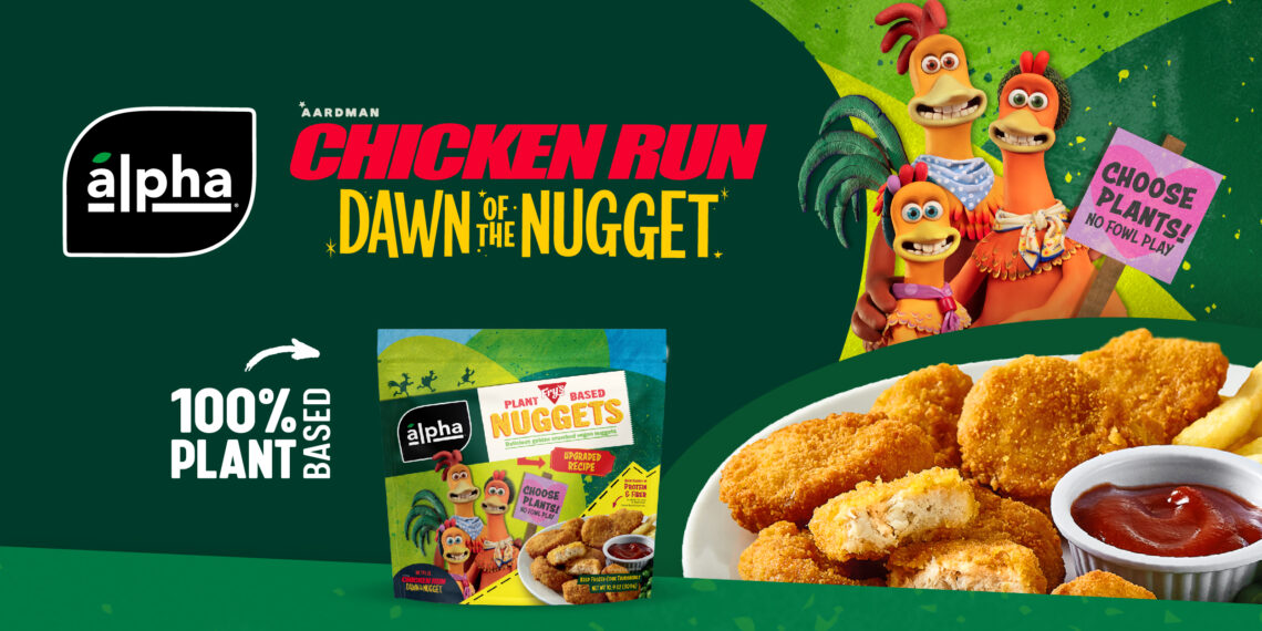 Plant-based food company Alpha Foods-in with ‘Chicken Run’ sequel