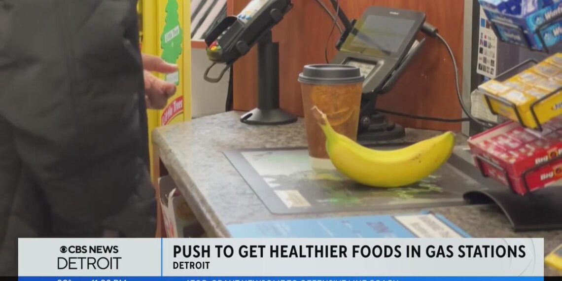 Officials push for healthier foods at Detroit gas stations