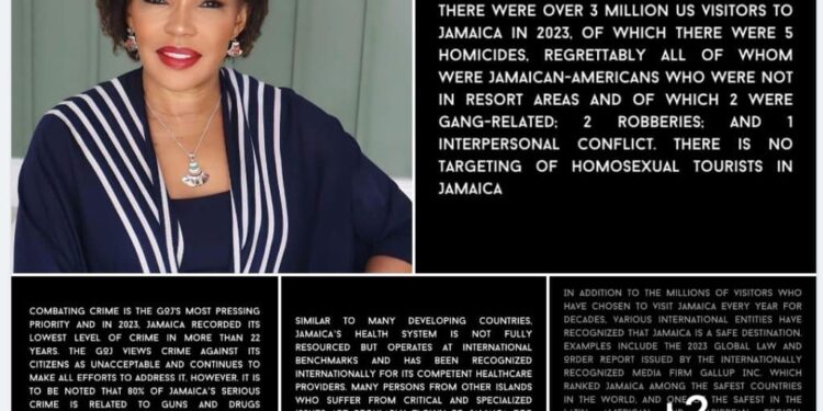 Las autoridades jamaicanas dicen que la última advertencia de EE.UU. sobre viajes es "inexacta"