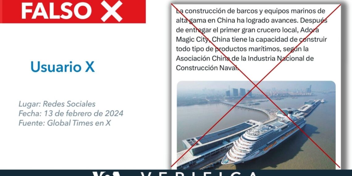 Falso que China tenga capacidad para construir todo tipo de productos para barcos