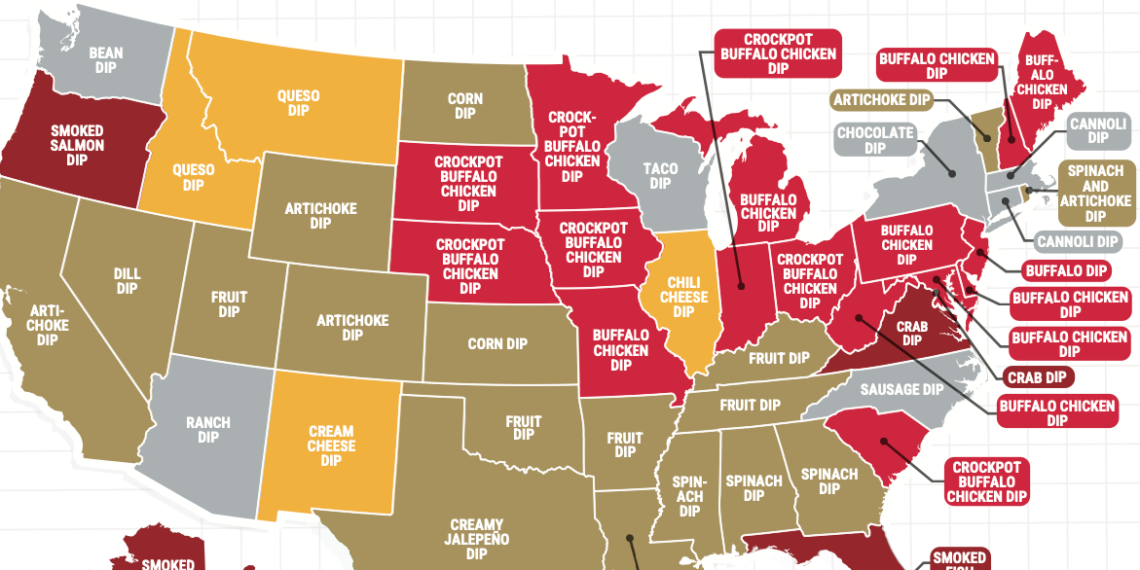 The Most Popular Super Bowl Party Food, State By State